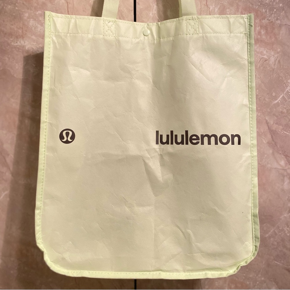 Lululemon Athletica Light Green Reusable Bag